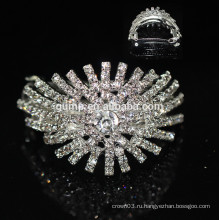 Оптовая цена Хорошее качество Кристл Hairgrip девушок Headwear Блеск Rhinestone Barrette